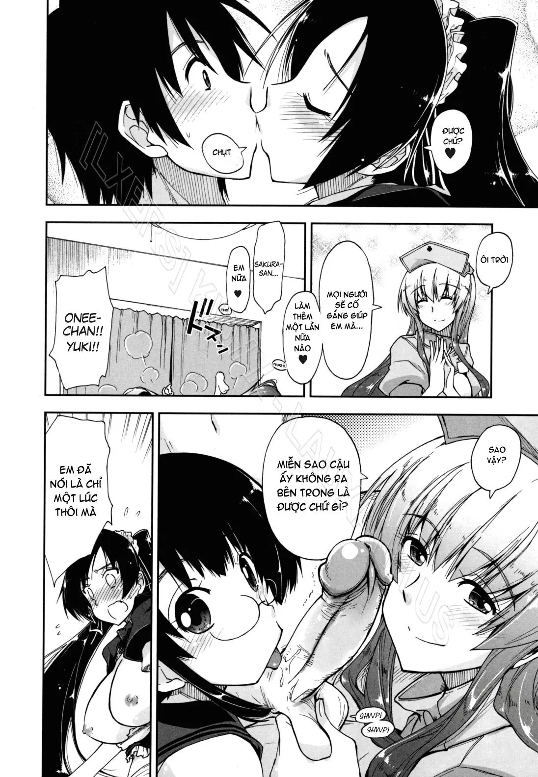 Mosaic x Sanshimai - Mosaic x Three Sisters Genteiban (decensored) - Full trang 204