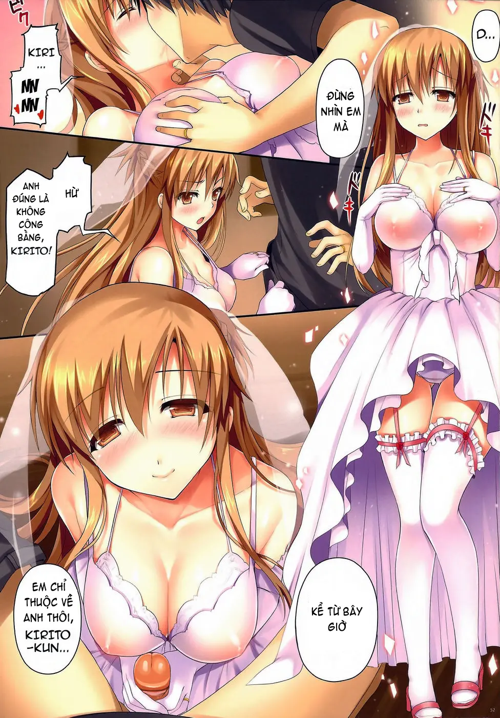 Asuna ni 100% Nama Nakadashi Shimasu | Cumming Inside Asuna 100% Raw (decensored) - Full trang 50