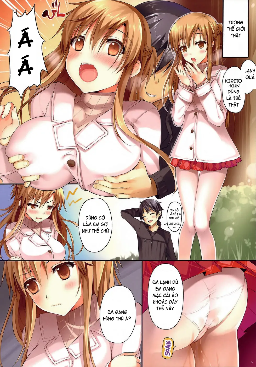 Asuna ni 100% Nama Nakadashi Shimasu | Cumming Inside Asuna 100% Raw (decensored) - Full trang 52