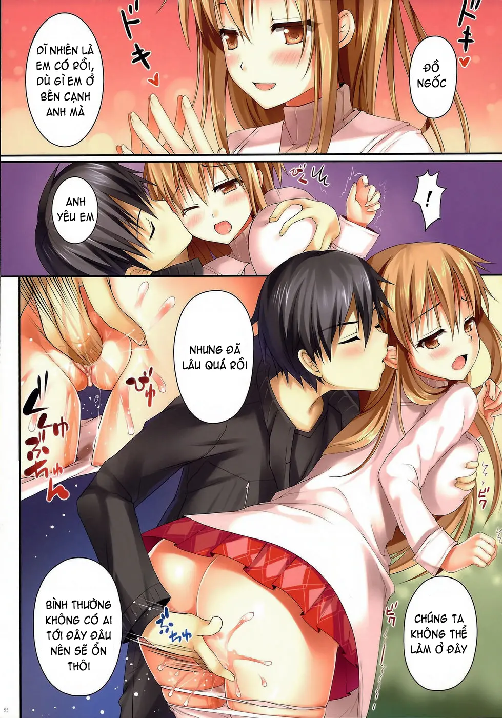Asuna ni 100% Nama Nakadashi Shimasu | Cumming Inside Asuna 100% Raw (decensored) - Full trang 53