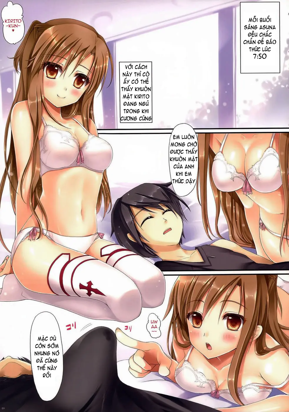 Asuna ni 100% Nama Nakadashi Shimasu | Cumming Inside Asuna 100% Raw (decensored) - Full trang 8