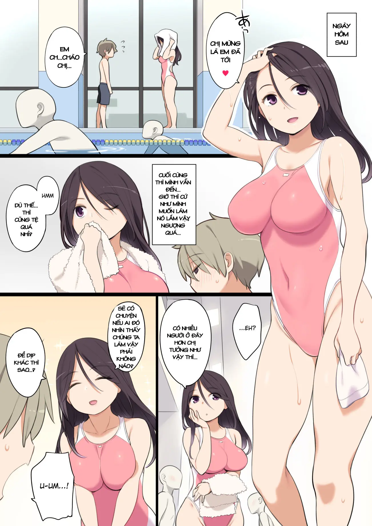 Pool de Deatta Oneesan to Ecchi na Kankei ni Nacchau Ohanashi - Full trang 13