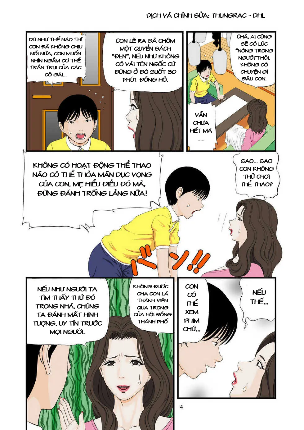 Ko ni Koware Etsuraku ni Oboreru | Drowning in ecstasy from a son's request - Full trang 4