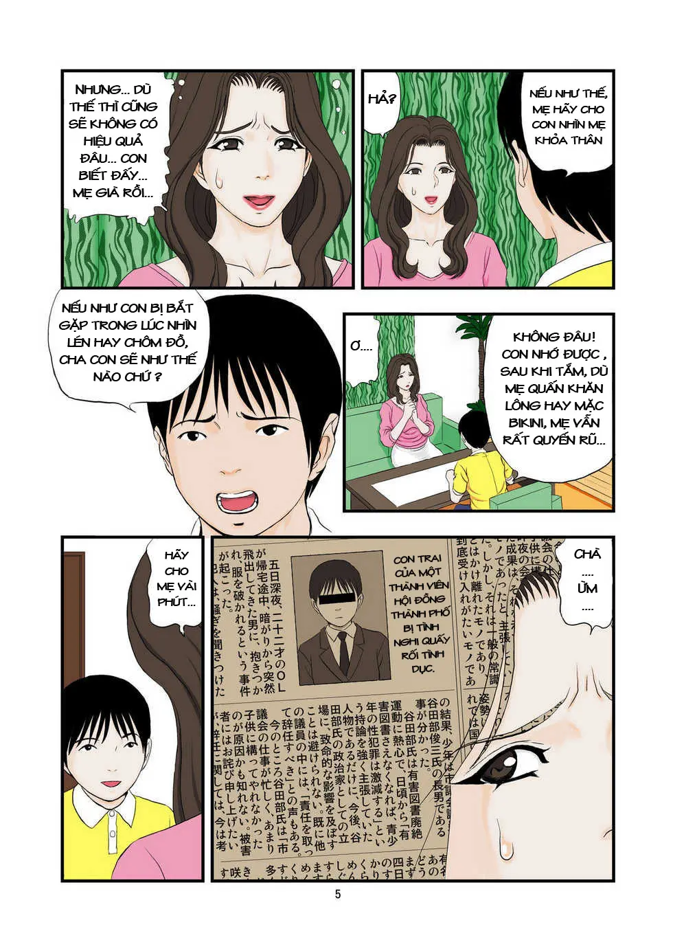 Ko ni Koware Etsuraku ni Oboreru | Drowning in ecstasy from a son's request - Full trang 5