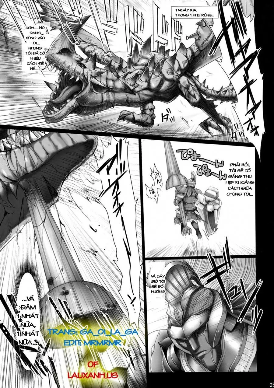 Monhan no Erohon 4+G (decensored) - Full trang 4