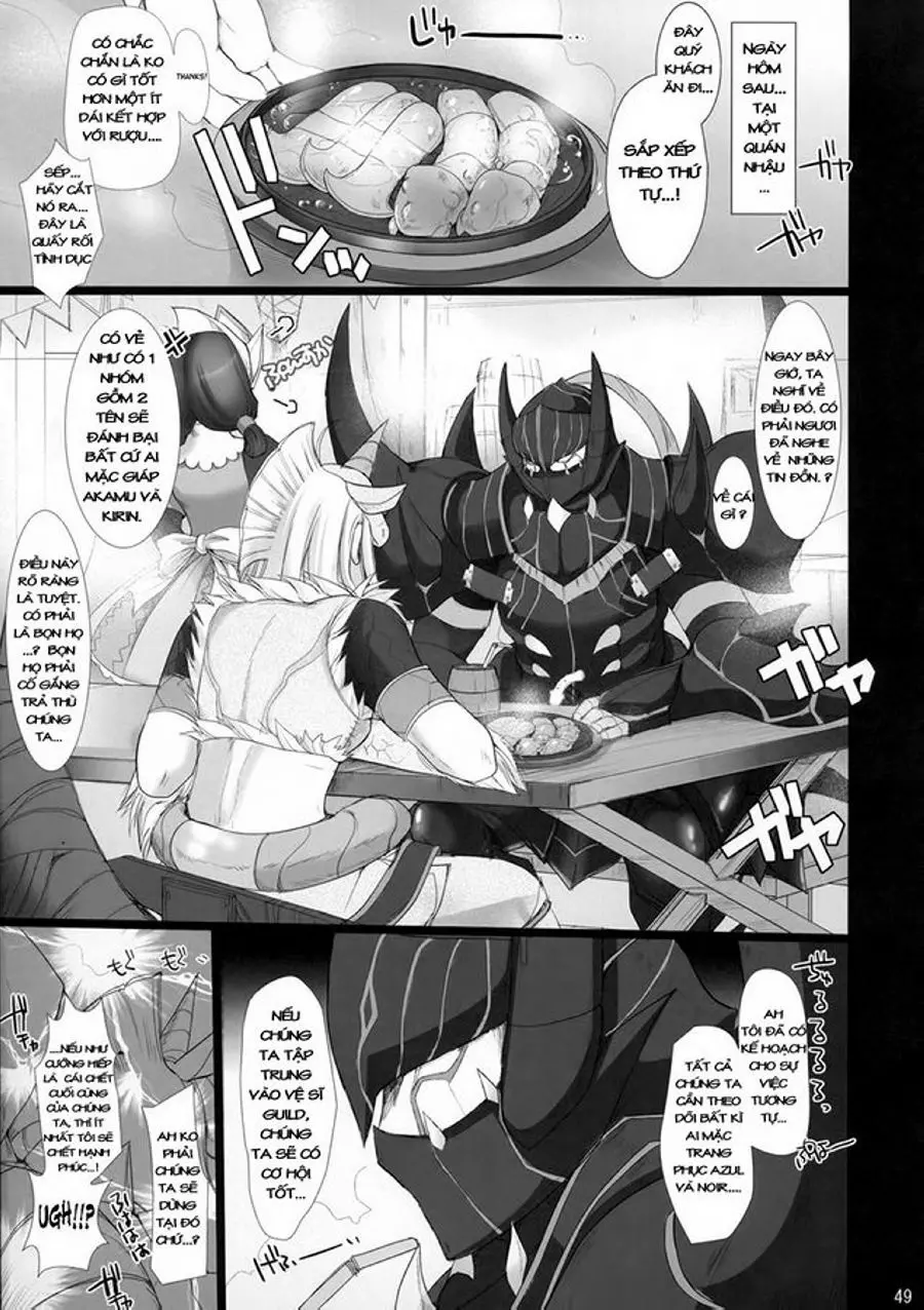 Monhan no Erohon 4+G (decensored) - Full trang 47