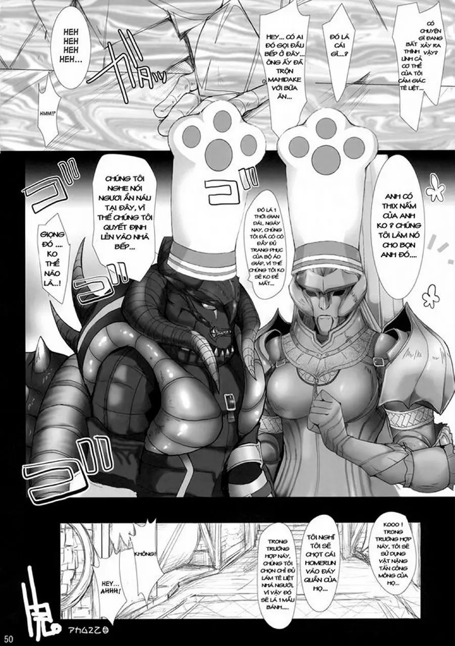 Monhan no Erohon 4+G (decensored) - Full trang 48
