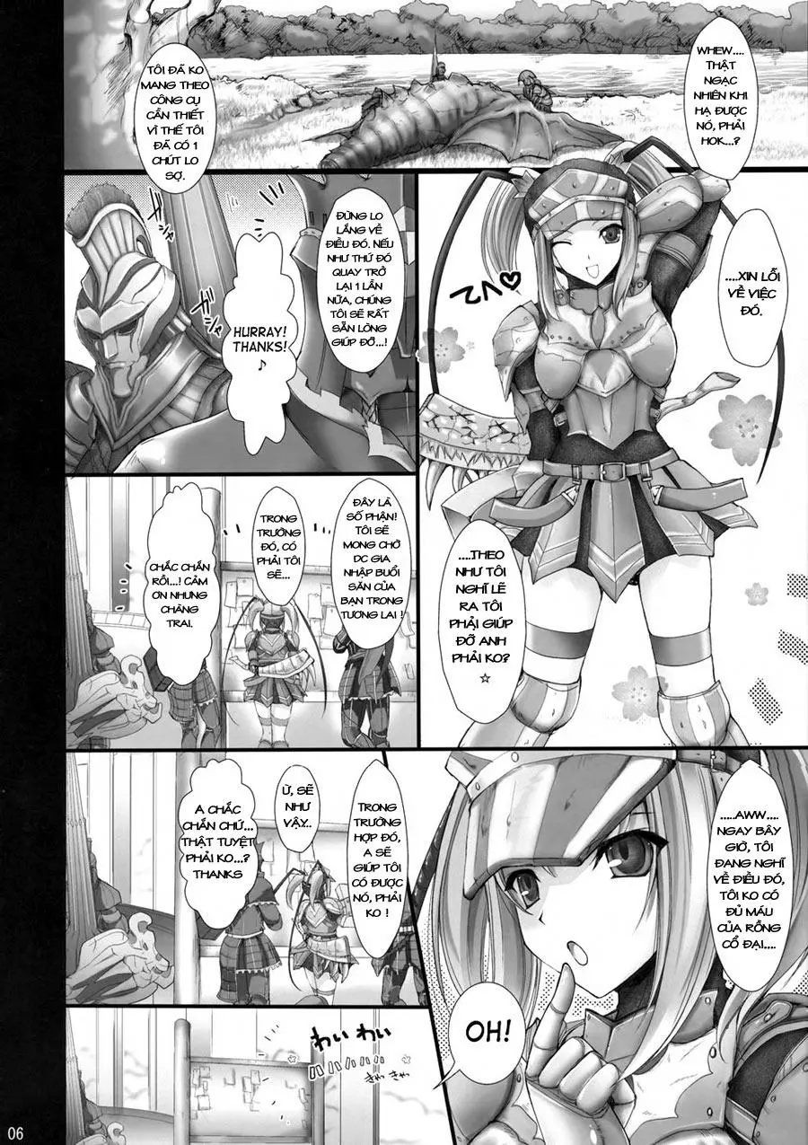 Monhan no Erohon 4+G (decensored) - Full trang 5