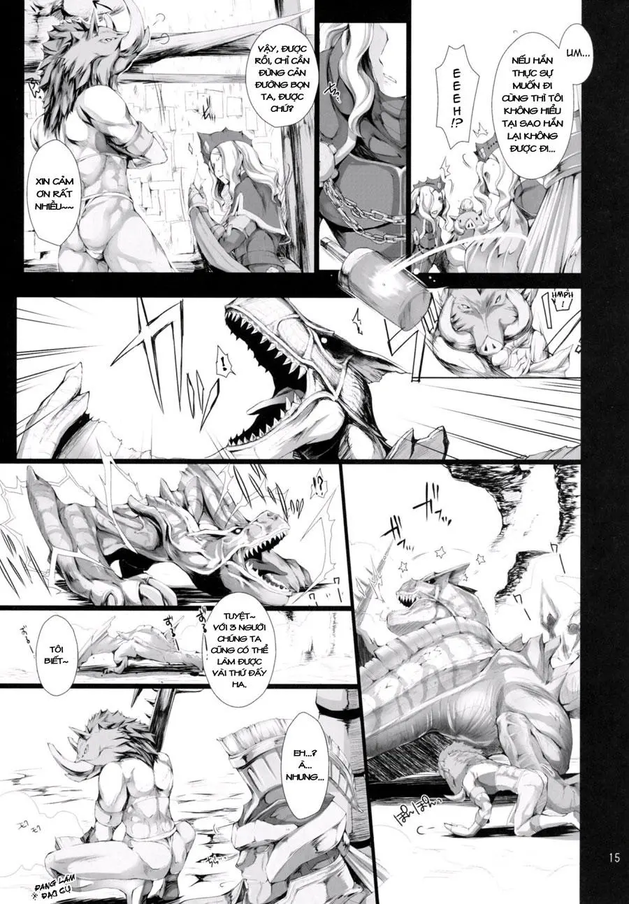 Monhan no Erohon 9 (decensored) - Full trang 15