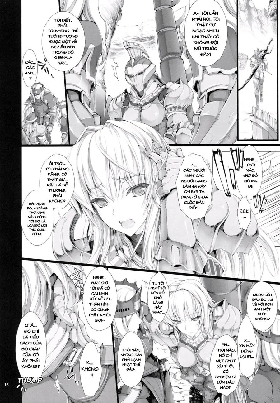 Monhan no Erohon 9 (decensored) - Full trang 16