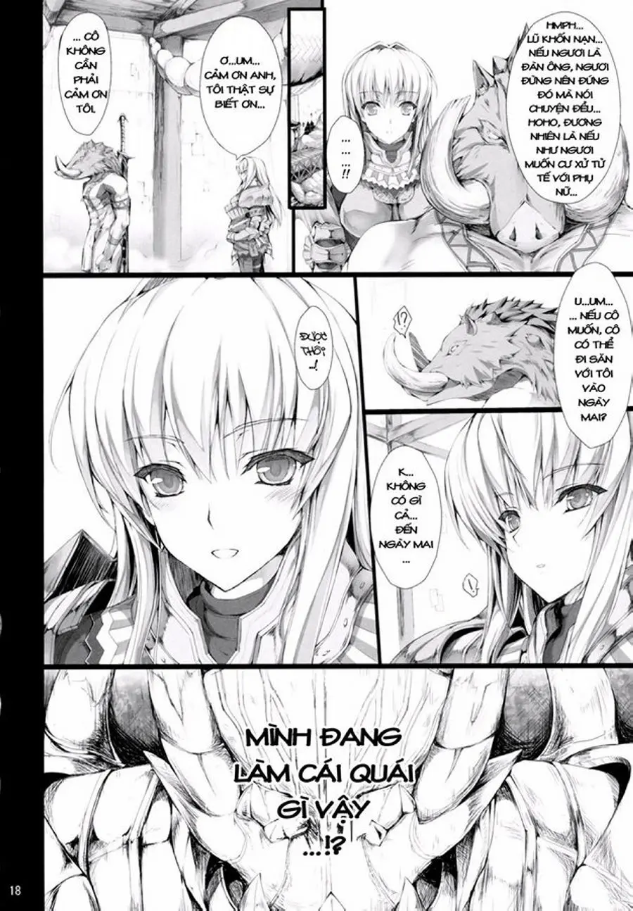Monhan no Erohon 9 (decensored) - Full trang 18