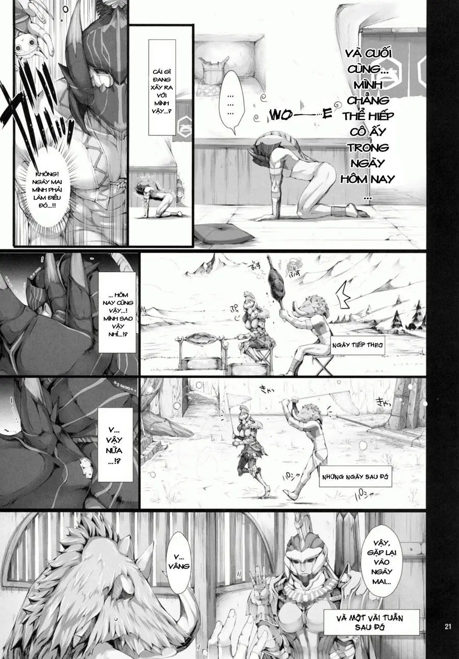 Monhan no Erohon 9 (decensored) - Full trang 21