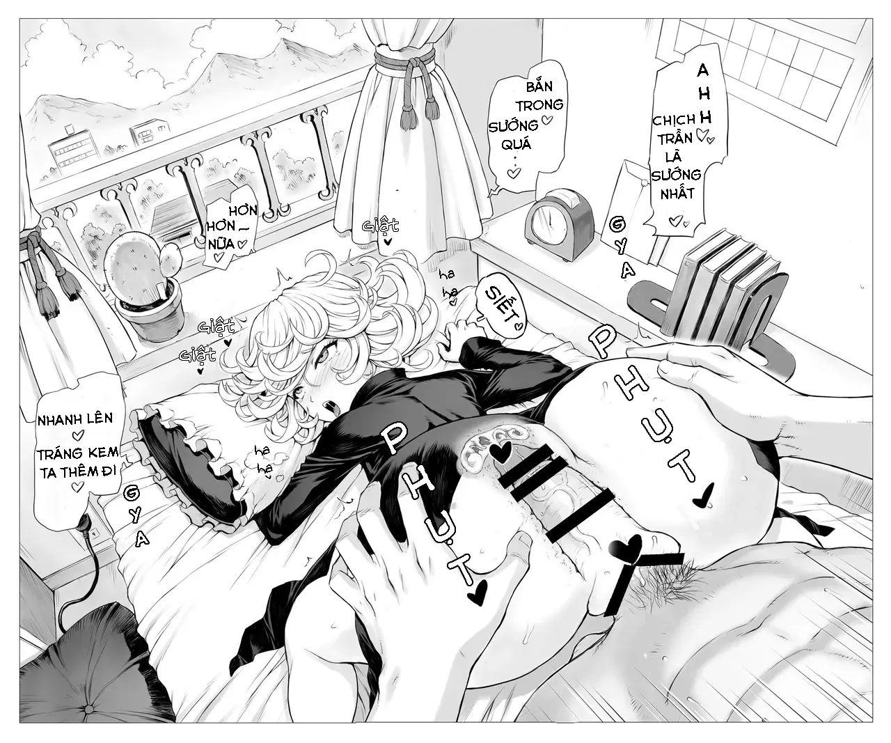 Date wa Tatsumaki-chan no Heya de Fella Shite Moraimasu | Tôi sẽ làm tình trong phòng của Tatsumaki-chan - Full trang 13
