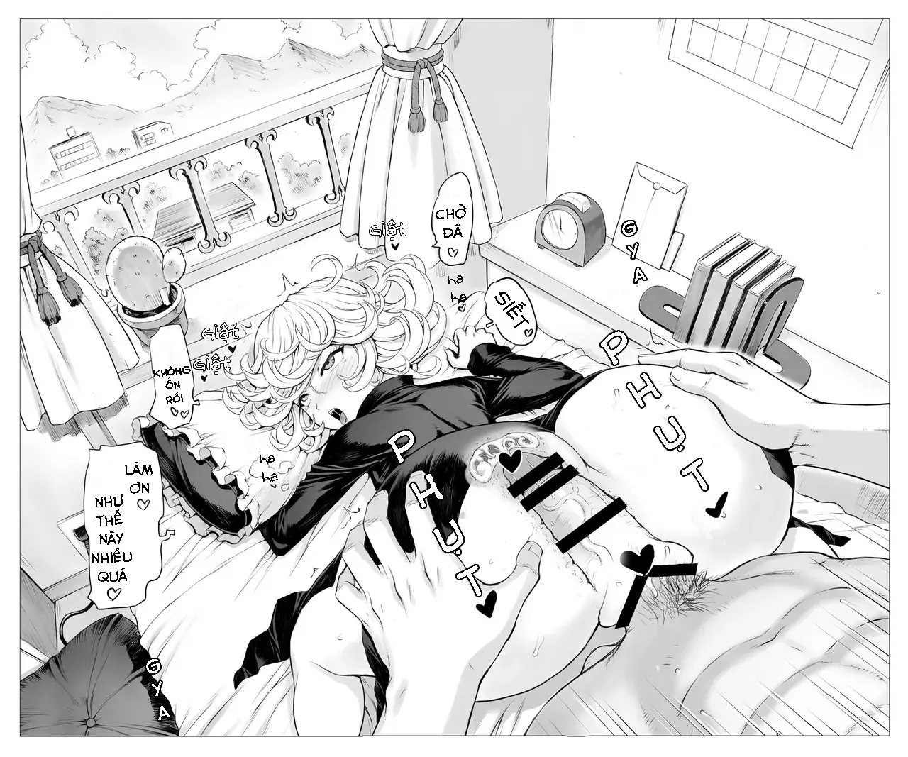 Date wa Tatsumaki-chan no Heya de Fella Shite Moraimasu | Tôi sẽ làm tình trong phòng của Tatsumaki-chan - Full trang 14