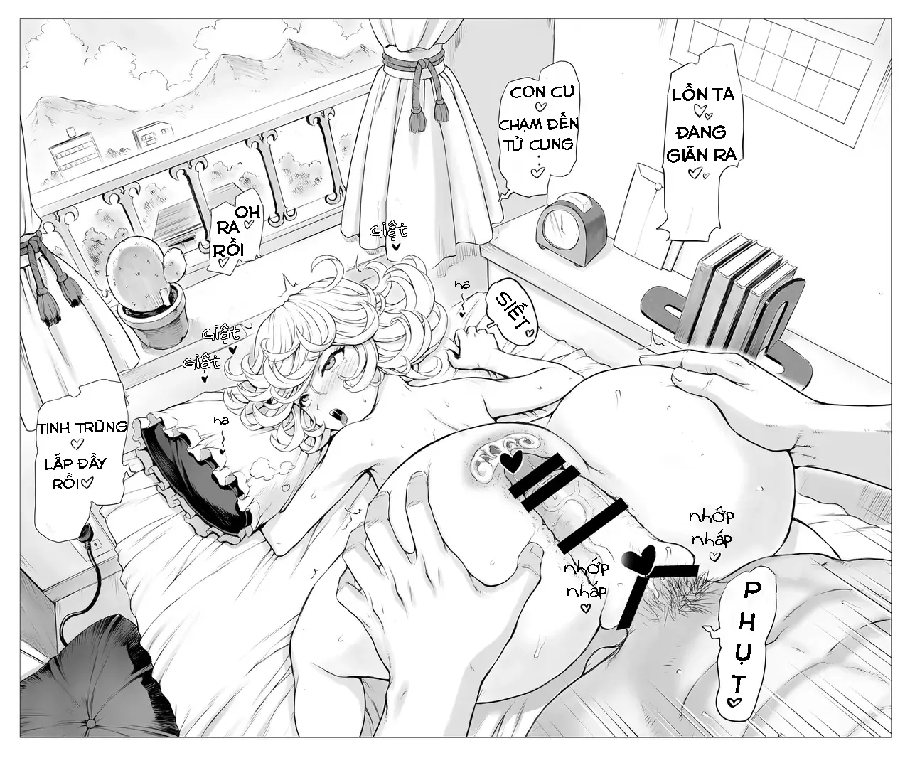 Date wa Tatsumaki-chan no Heya de Fella Shite Moraimasu | Tôi sẽ làm tình trong phòng của Tatsumaki-chan - Full trang 23