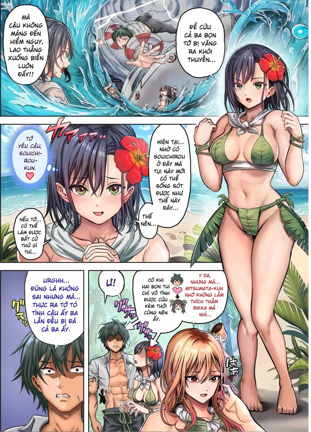 Dàn harem nơi hoang đảo - Oneshot - Phần manga trang 11