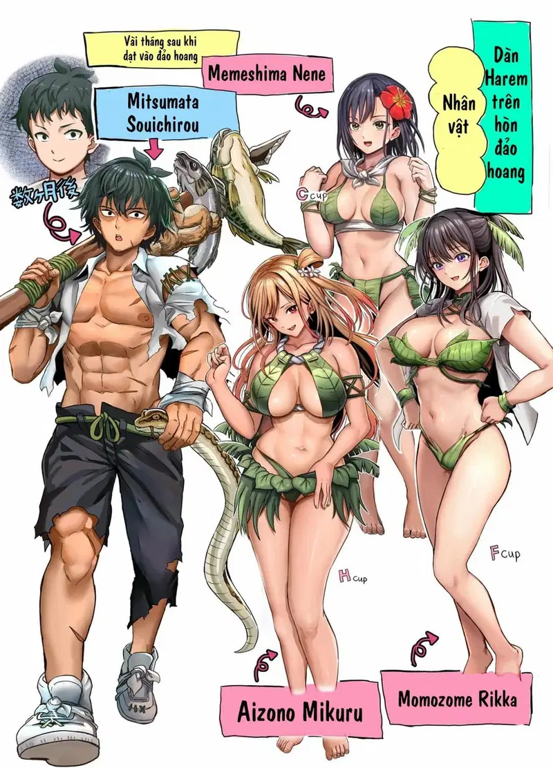 Dàn harem nơi hoang đảo - Chapter - 1 trang 4