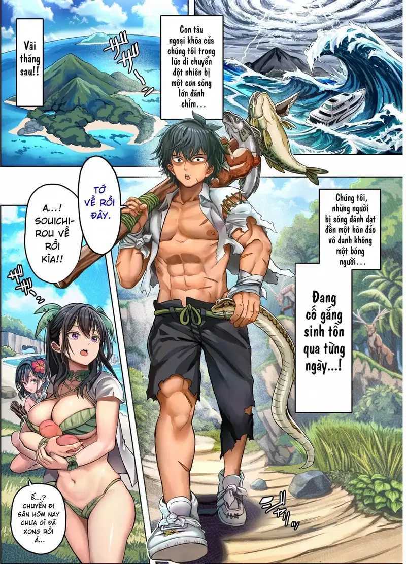 Dàn harem nơi hoang đảo - Chapter - 1 trang 7