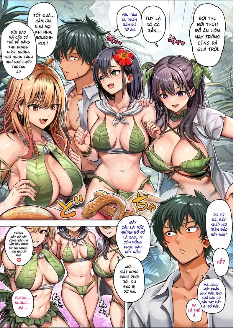 Dàn harem nơi hoang đảo - Chapter - 1 trang 9