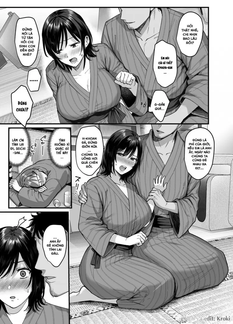 Gặp em chồng ở suối nước nóng - Oneshot trang 13