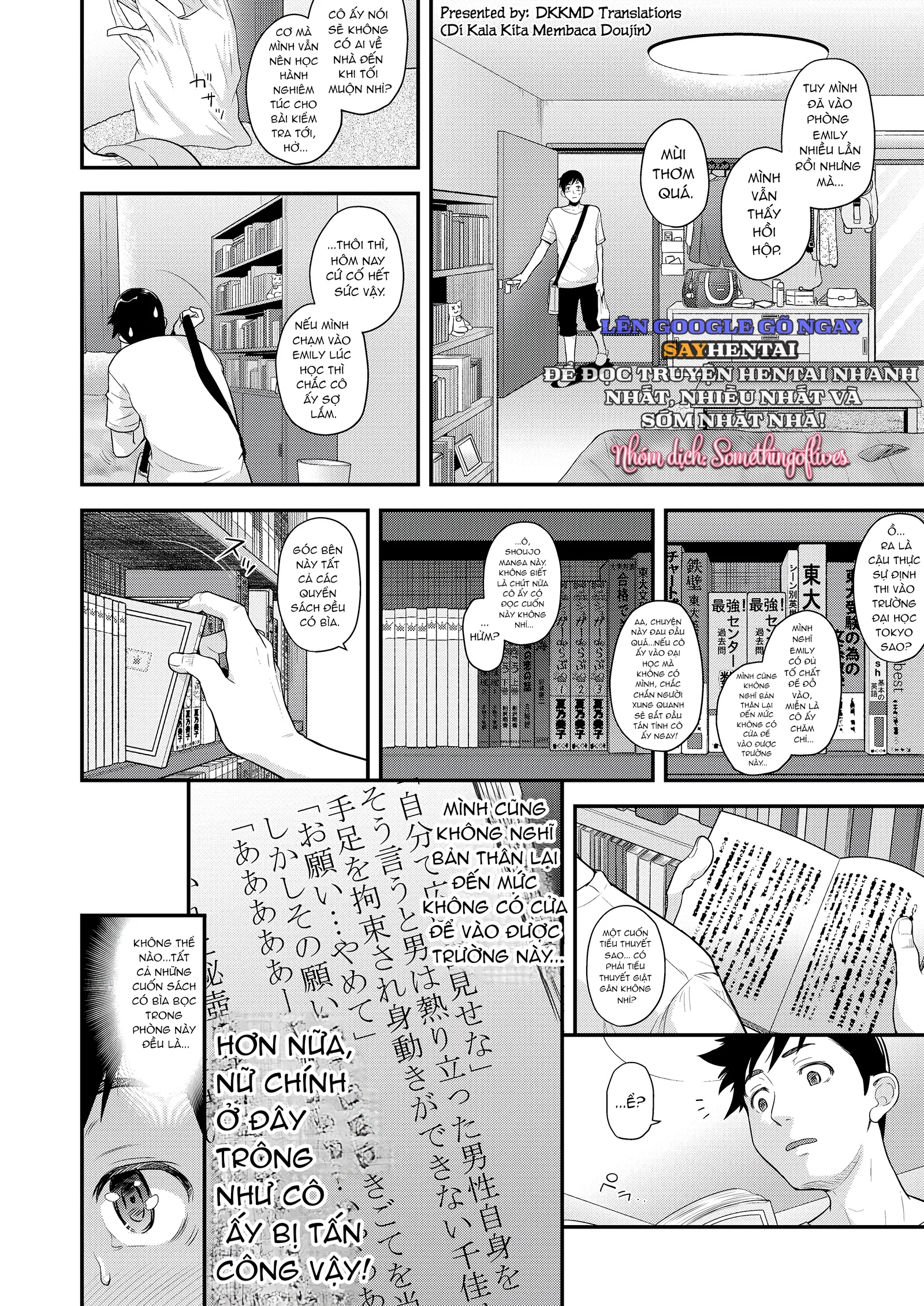 Một Ngày Ân Ái Cùng Cô Nàng Mọt Sách 4 - Chapter 1 trang 4