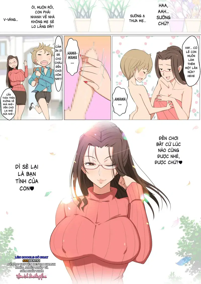 Kế hoạch dâm dục của mẹ bạn Jun-kun và cậu ấy (phiên bản đeo kính) - Chapter 2-end trang 14