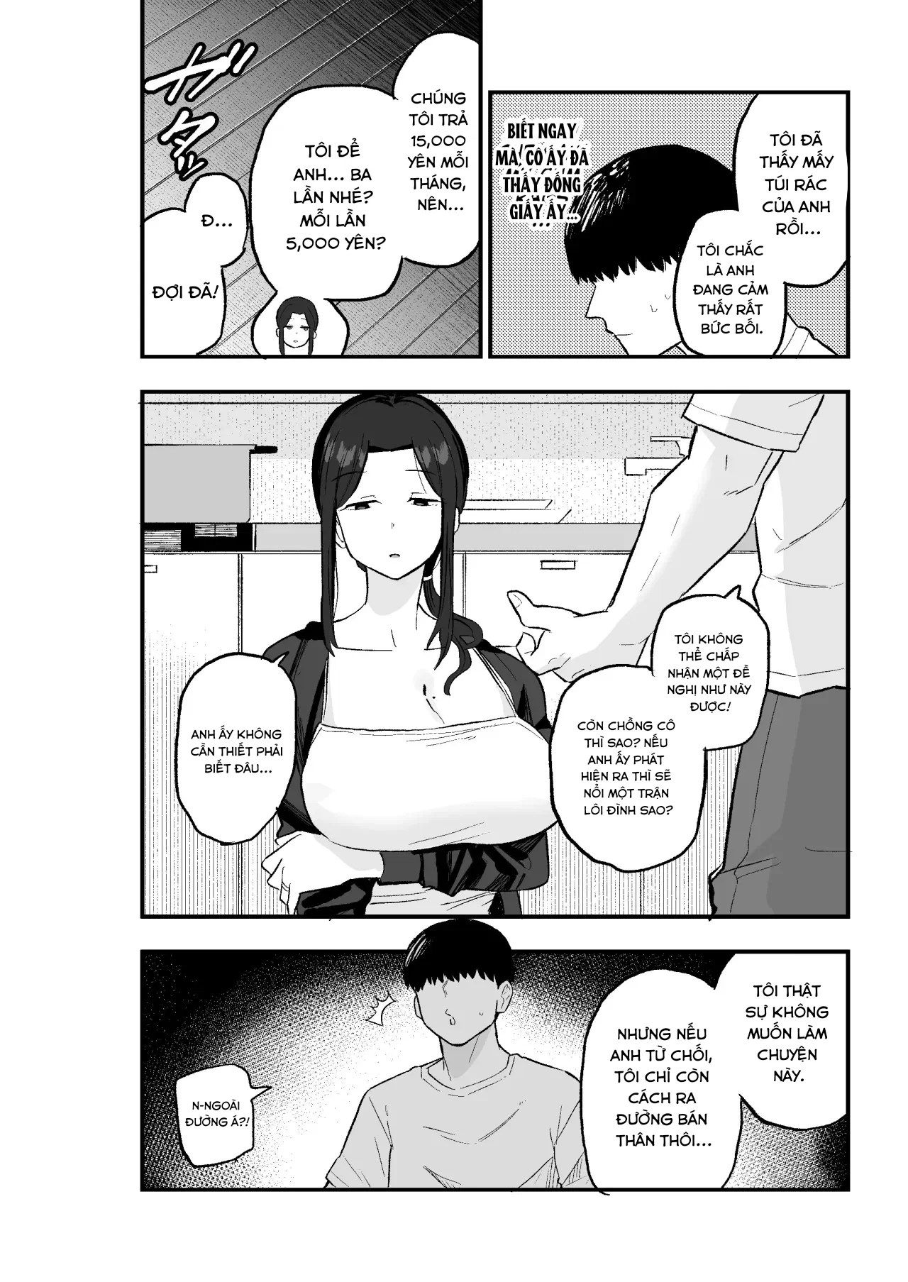 Thỏa Thuận Thay Tiền Nhà_ Khi Người Vợ Phóng Túng Phục Tùng Tôi - Chapter 1 trang 13