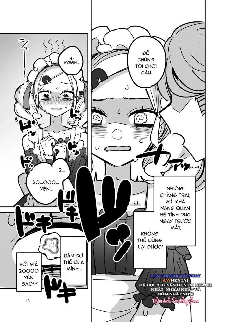 Lễ hội văn hóa trường nam sinh, quán cà phê hầu gái - Chapter 1 trang 12