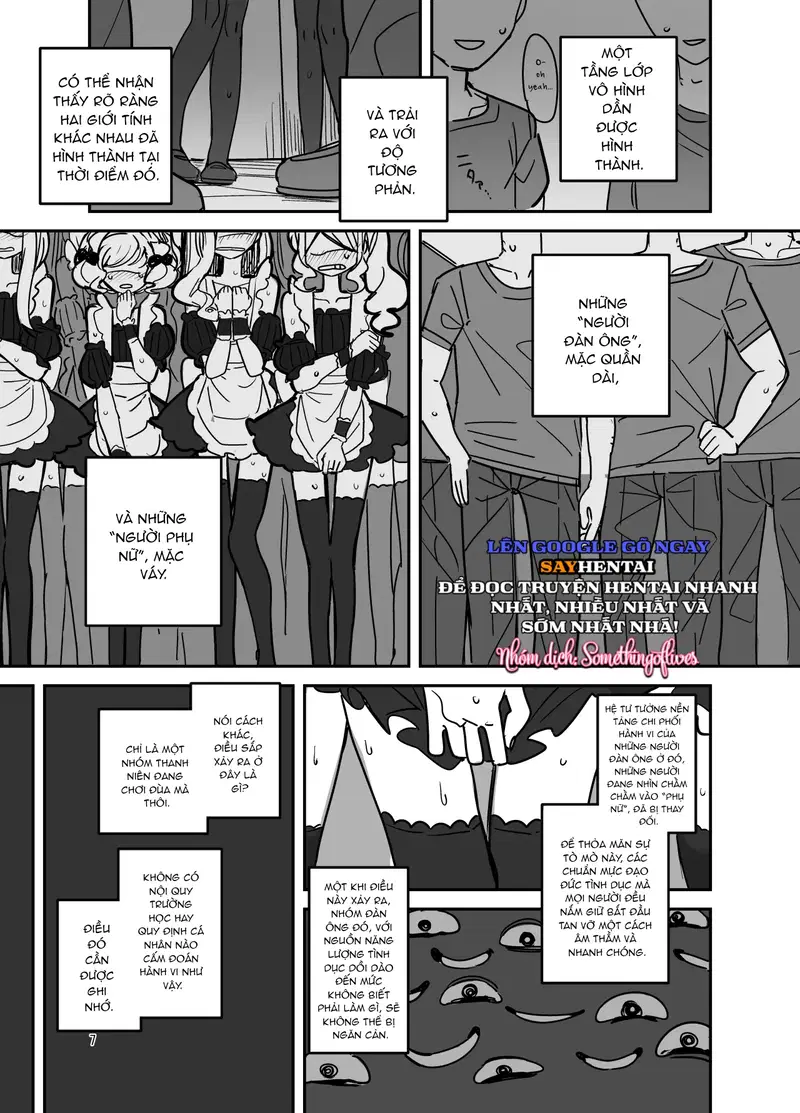 Lễ hội văn hóa trường nam sinh, quán cà phê hầu gái - Chapter 1 trang 6