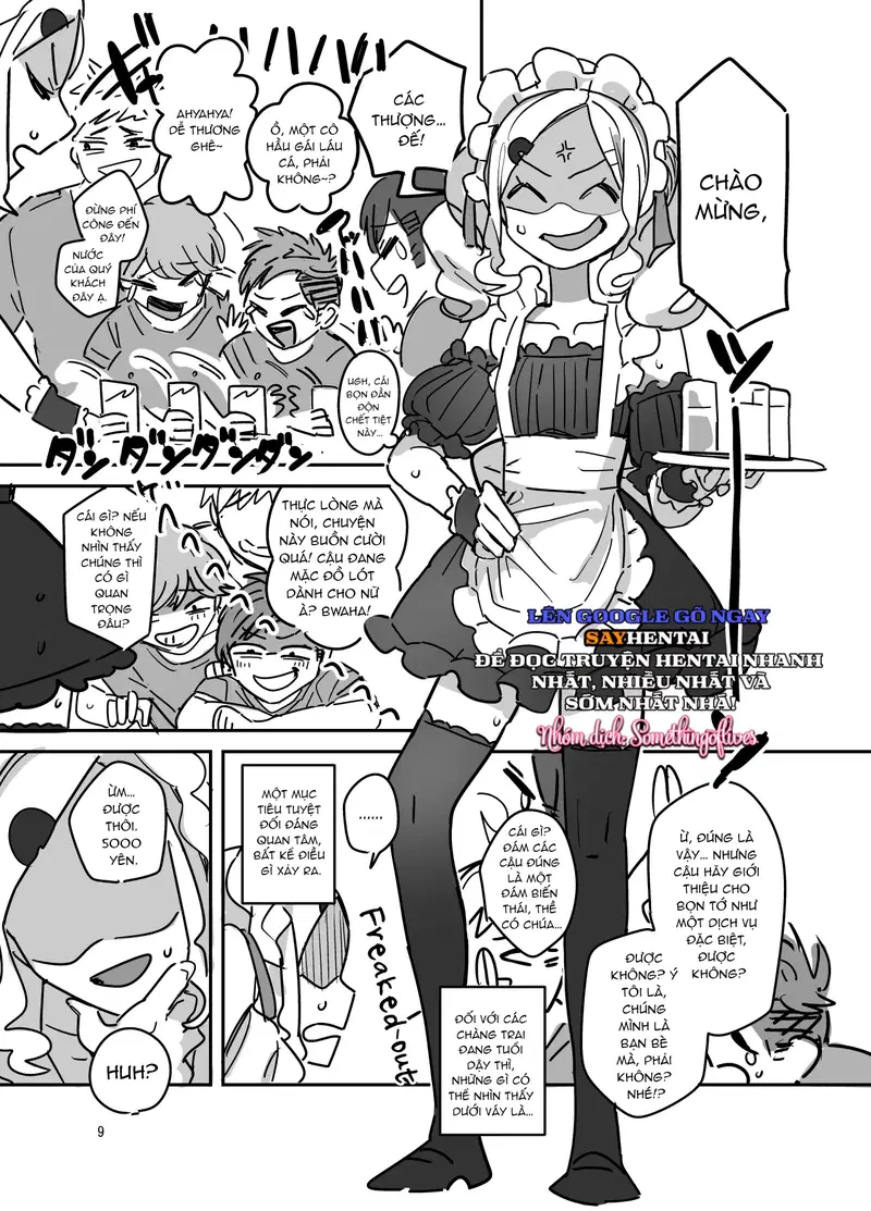 Lễ hội văn hóa trường nam sinh, quán cà phê hầu gái - Chapter 1 trang 8