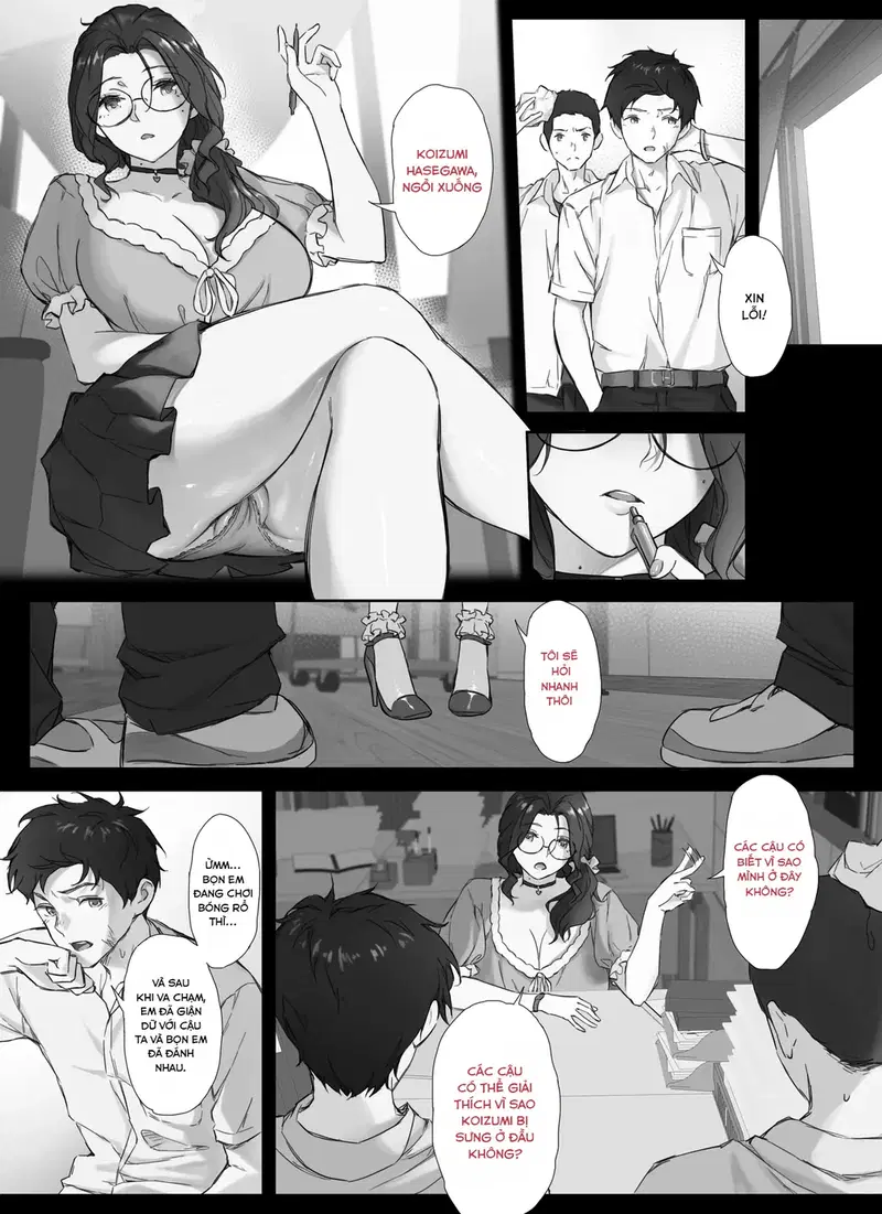 Mối Quan Hệ Bí Mật Của Tôi Với Cô Giáo Vú Khủng - Oneshot trang 6