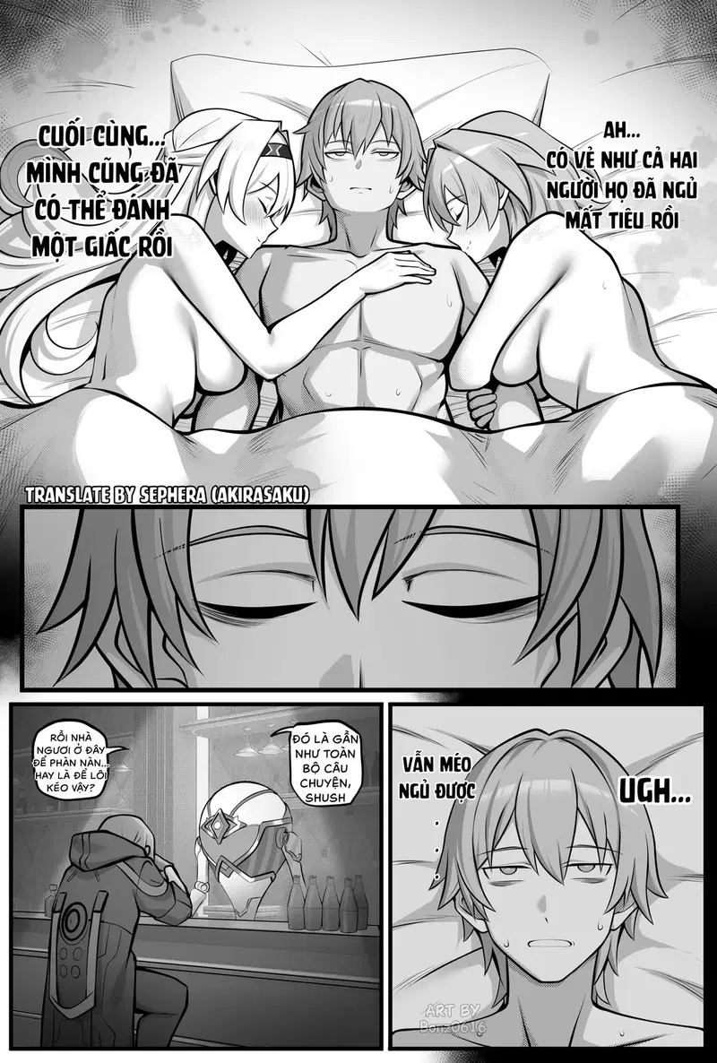 Hai cô bạn gái không bao giờ cho tôi ngủ - Oneshot trang 19
