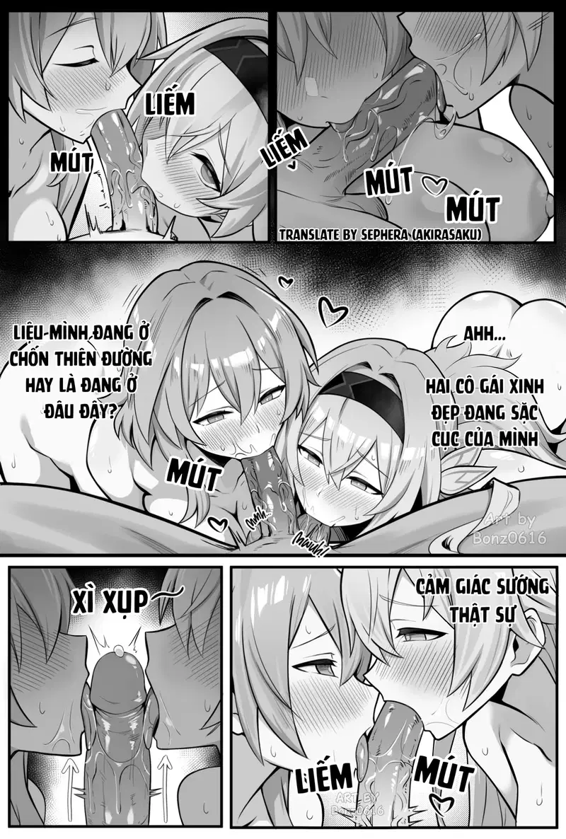 Hai cô bạn gái không bao giờ cho tôi ngủ - Oneshot trang 7