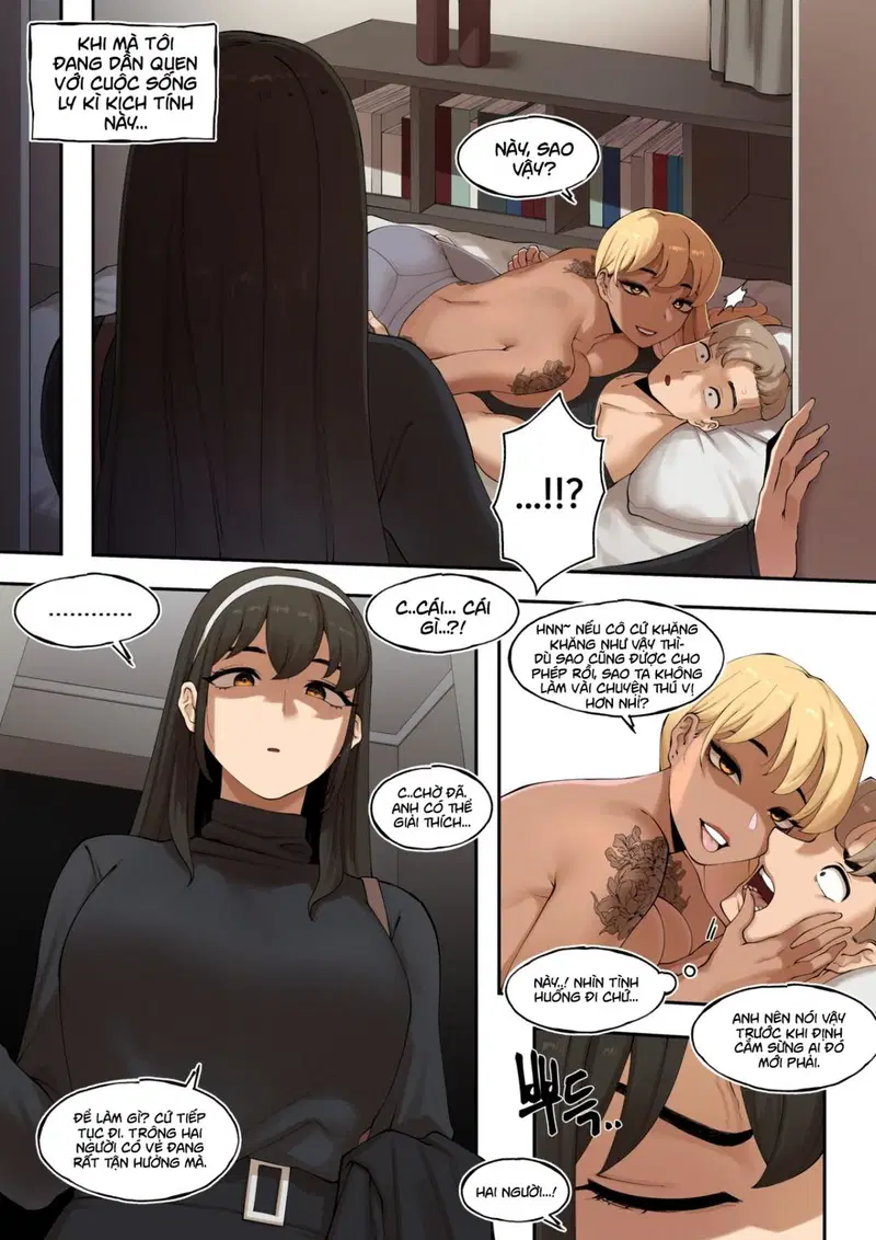 Hai nữ một nam - Oneshot trang 9