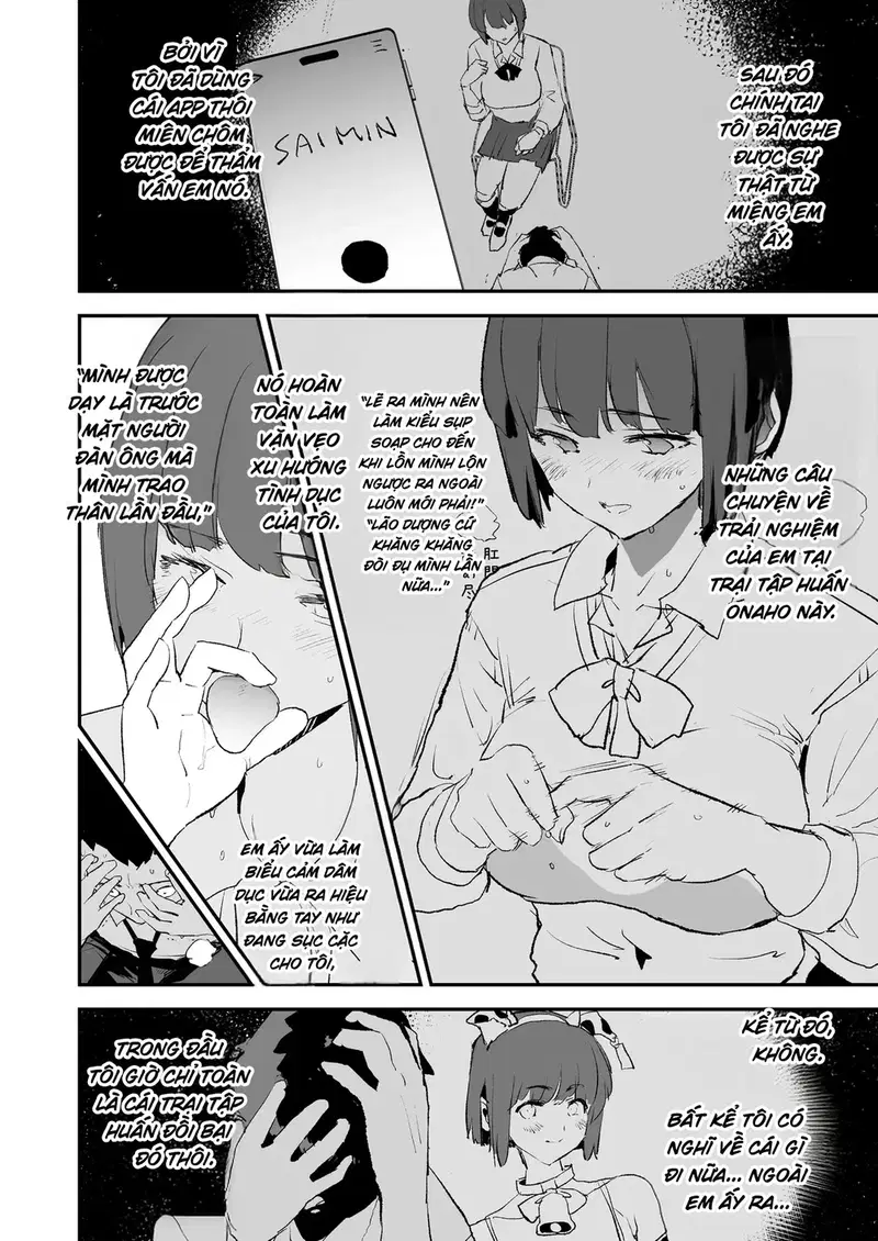 Onaho Gasshuku Saimin Dosukebe Interview - Oneshot trang 4