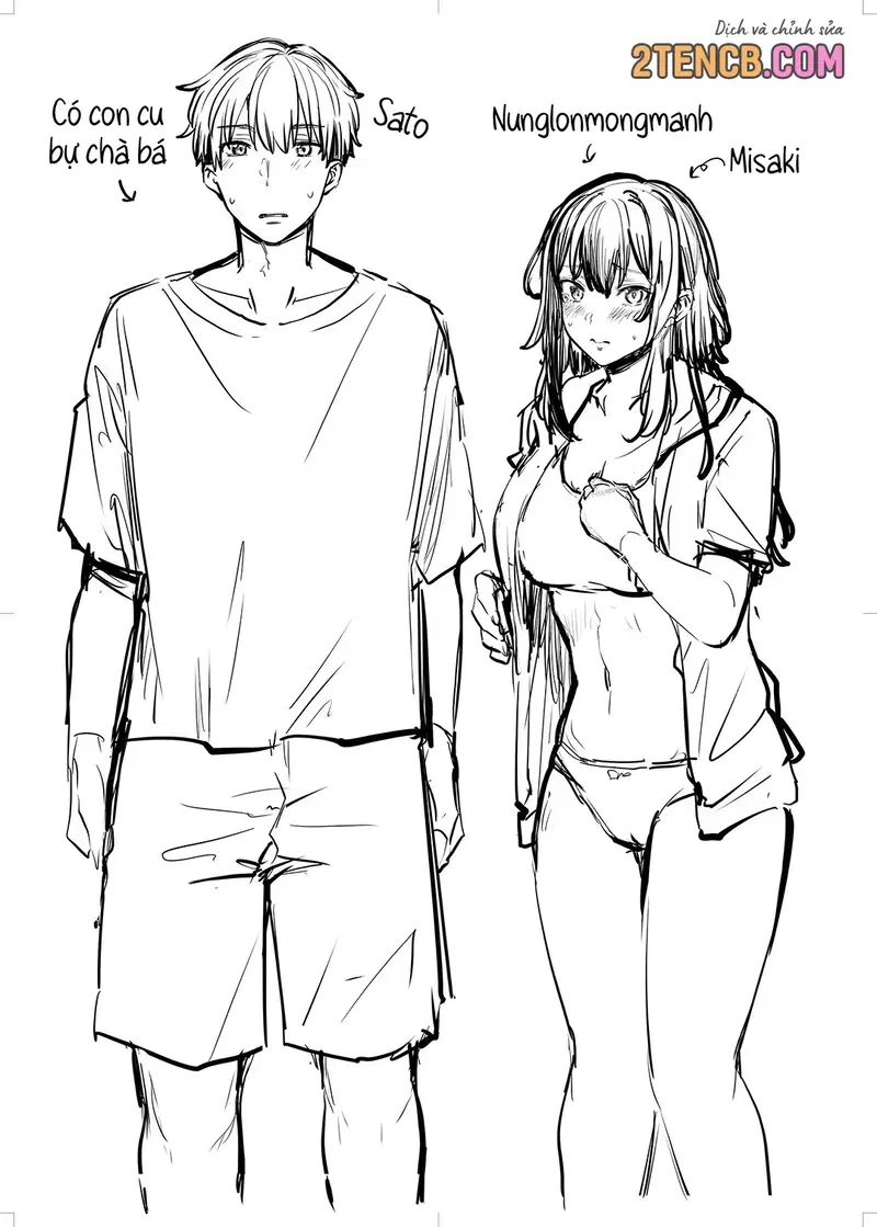 Cô hàng xóm Misaki trộm đồ lót - Oneshot trang 2