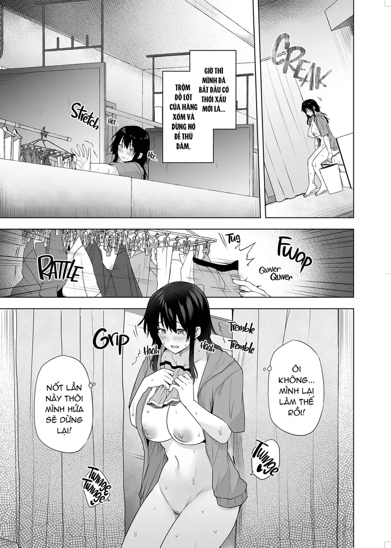 Cô hàng xóm Misaki trộm đồ lót - Oneshot trang 5