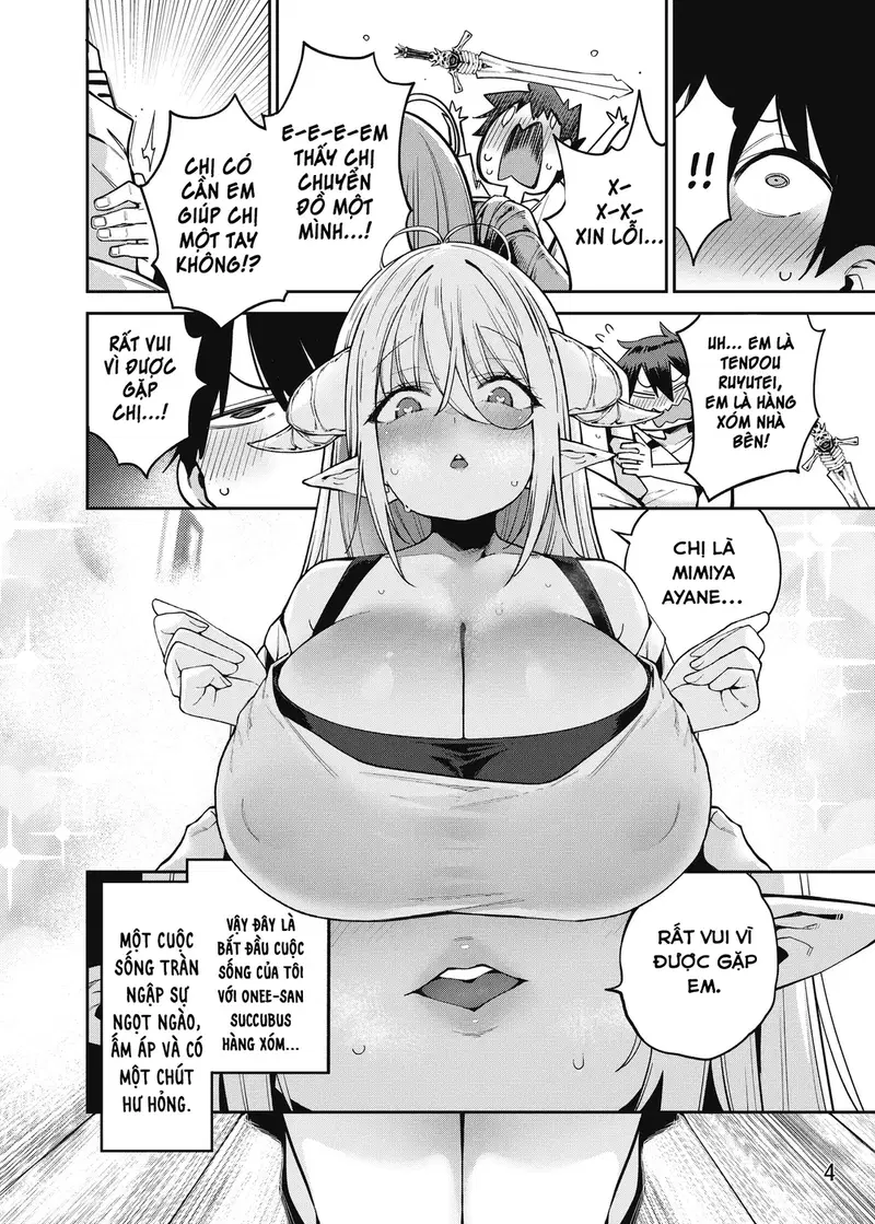 Lovey-Dovey Days with the Enchanting Succubus Onee-san Next Door - Oneshot trang 6