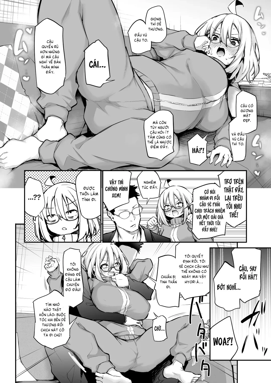 Furo Kyan Inkya Onna, Hatsu Kareshi Chinpo de Mesu ni Naru - Oneshot trang 9