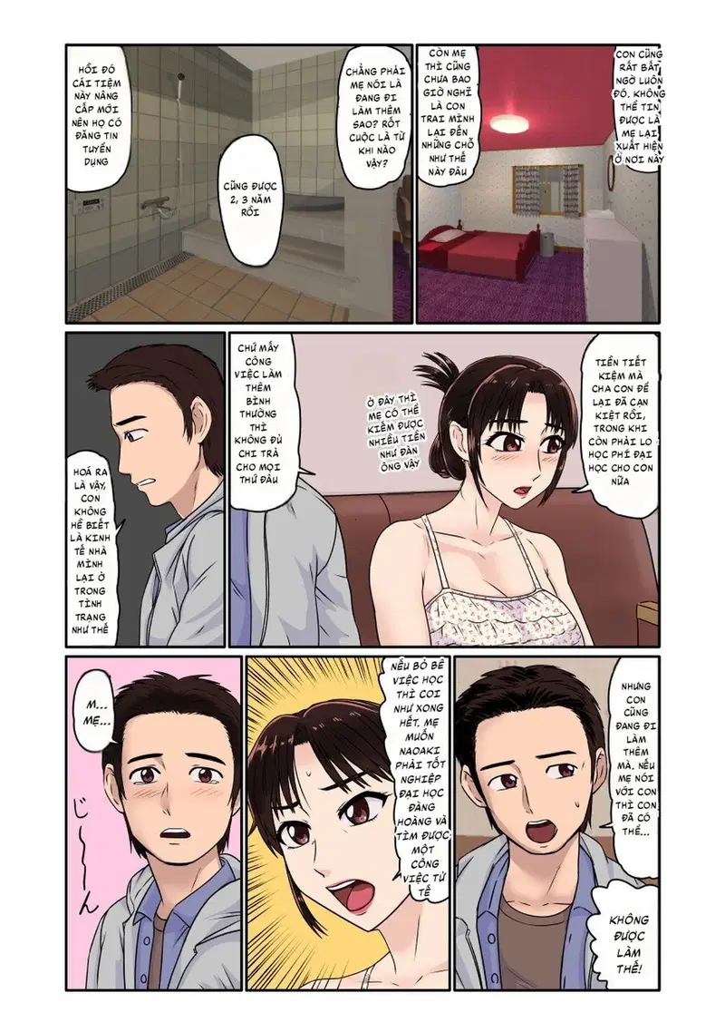 Mẹ làm việc ở MILF Soapland - Oneshot trang 7