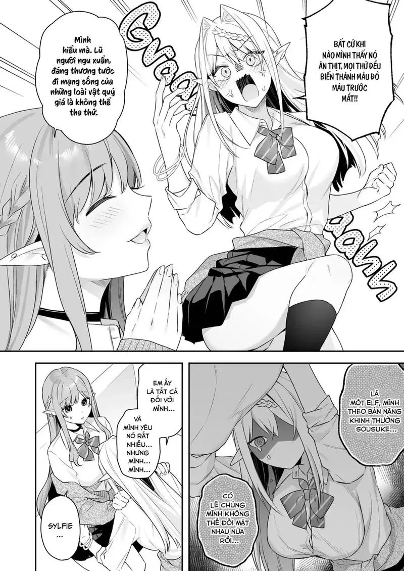 Hai nàng elf thuần chay thèm thịt - Oneshot trang 9