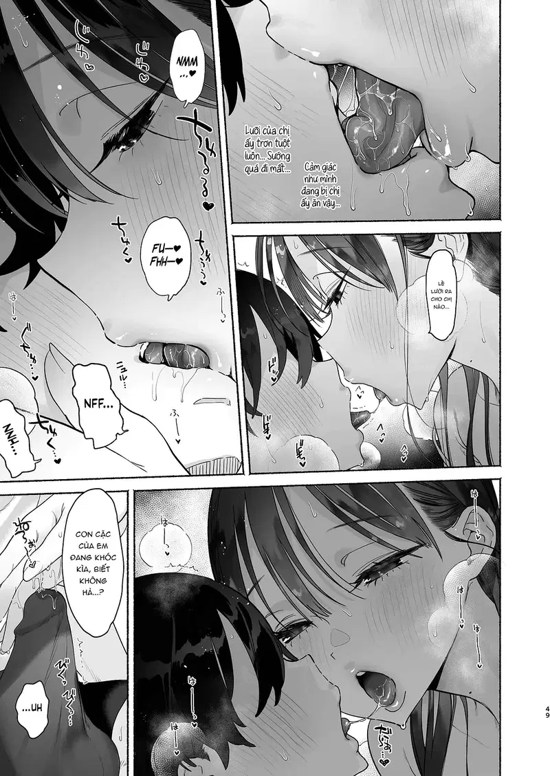 4 ngày hè Giao hòa cùng Chị gái Nhà tắm công cộng - Oneshot trang 48