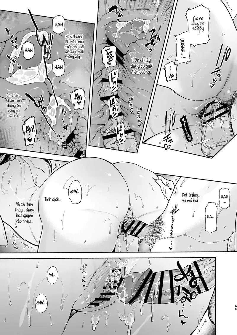 4 ngày hè Giao hòa cùng Chị gái Nhà tắm công cộng - Oneshot trang 64