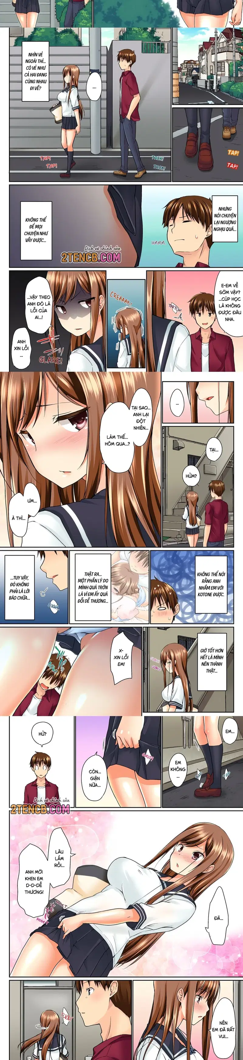 Sự cố trong bồn tắm: Cặc anh trai trượt vào trong lồn tôi - Chapter - 3 trang 2
