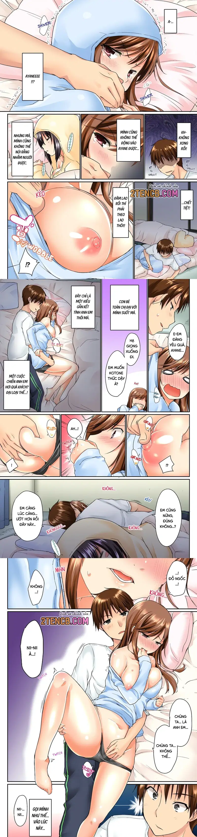Sự cố trong bồn tắm: Cặc anh trai trượt vào trong lồn tôi - Chapter - 2 trang 2