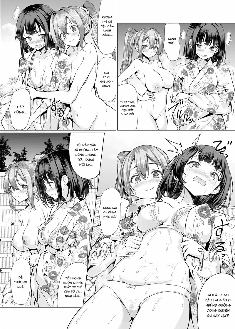 Bị đám nữ sinh “vây hãm” ở suối nước nóng - Oneshot trang 15