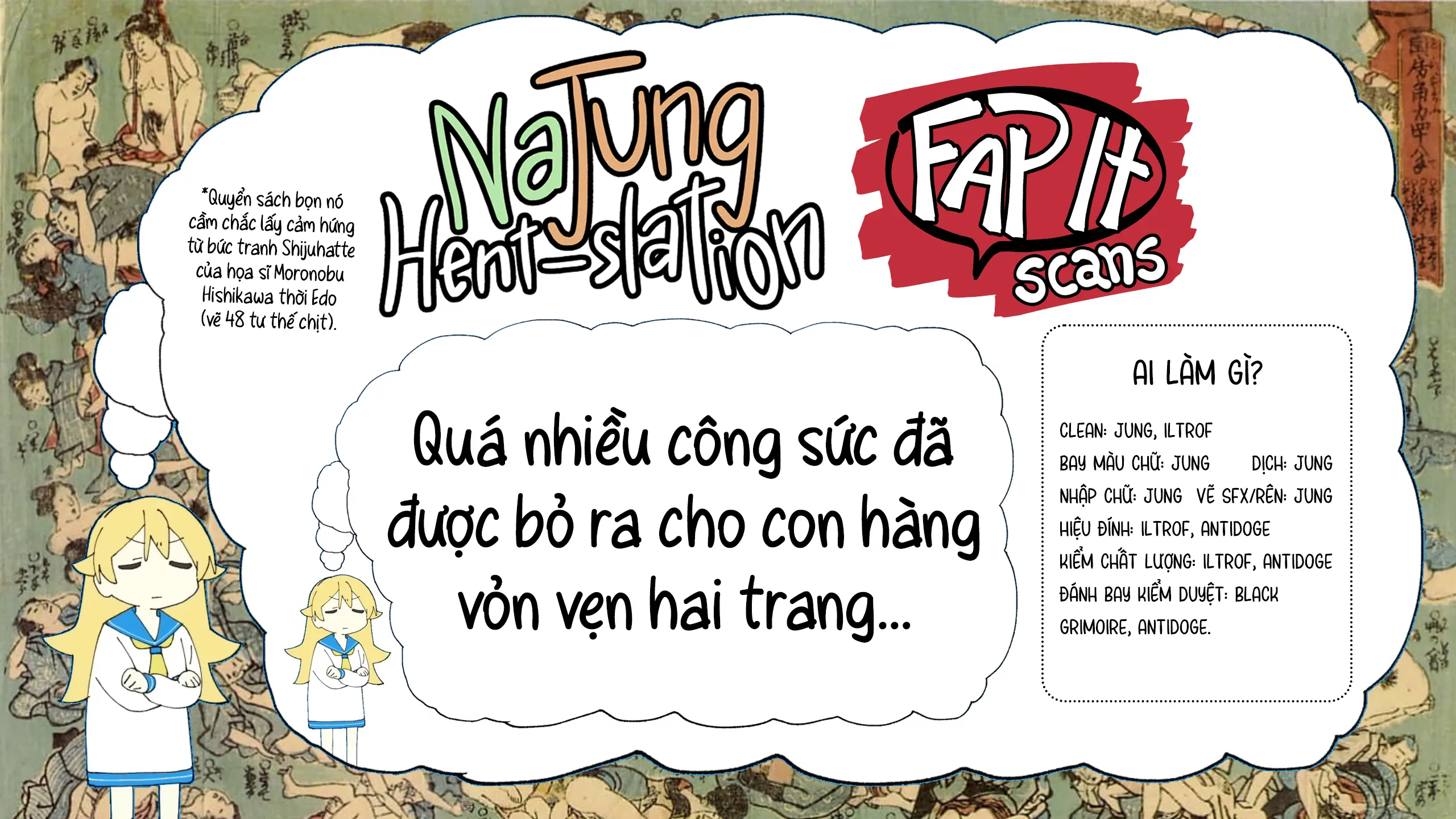 Kakioroshi Futatsuori Shikishi Gendaiban Shijūhatte Seishun | Illustration Đặc Biệt Cho "48 Thế Thanh Xuân Bản Hiện Đại" (decensored) - Full trang 3
