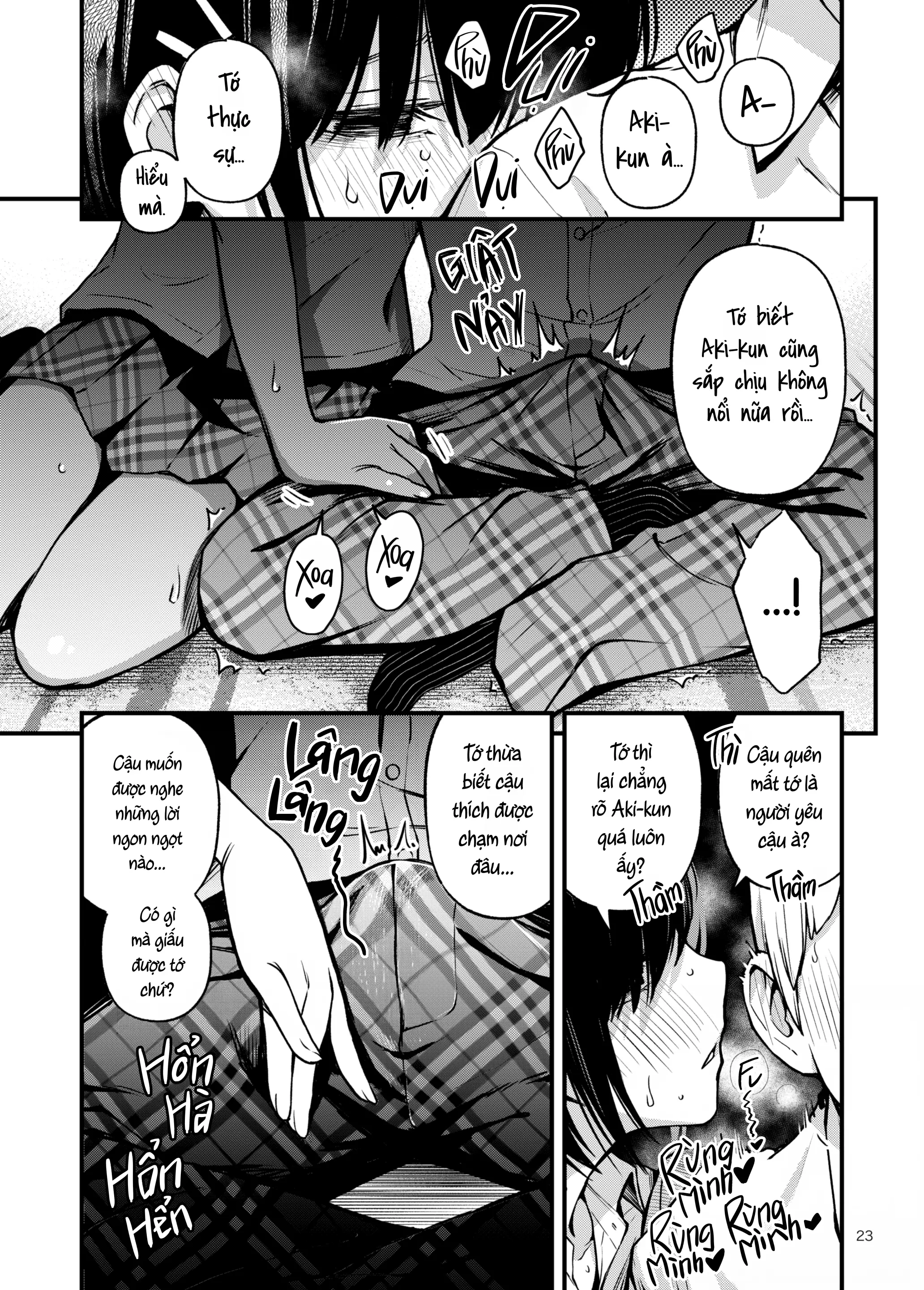 Shojo ga Doutei to no Hatsutaiken de Mezamechau Hanashi | Cặp Đôi Trong Trắng Giờ Đã Được "Khai Sáng" Sau Khi Trao Nhau Lần Đầu #2 - Full trang 23