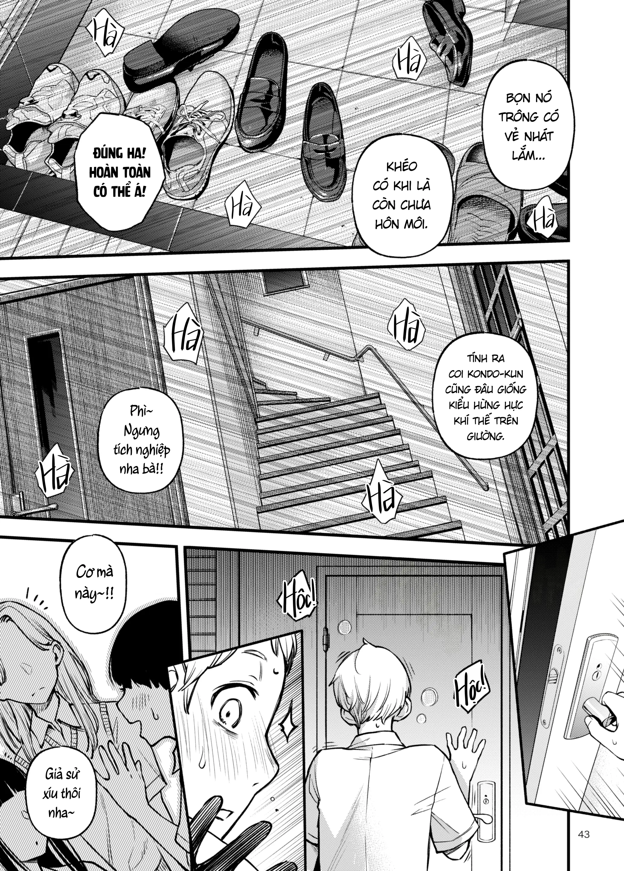 Shojo ga Doutei to no Hatsutaiken de Mezamechau Hanashi | Cặp Đôi Trong Trắng Giờ Đã Được "Khai Sáng" Sau Khi Trao Nhau Lần Đầu #2 - Full trang 43