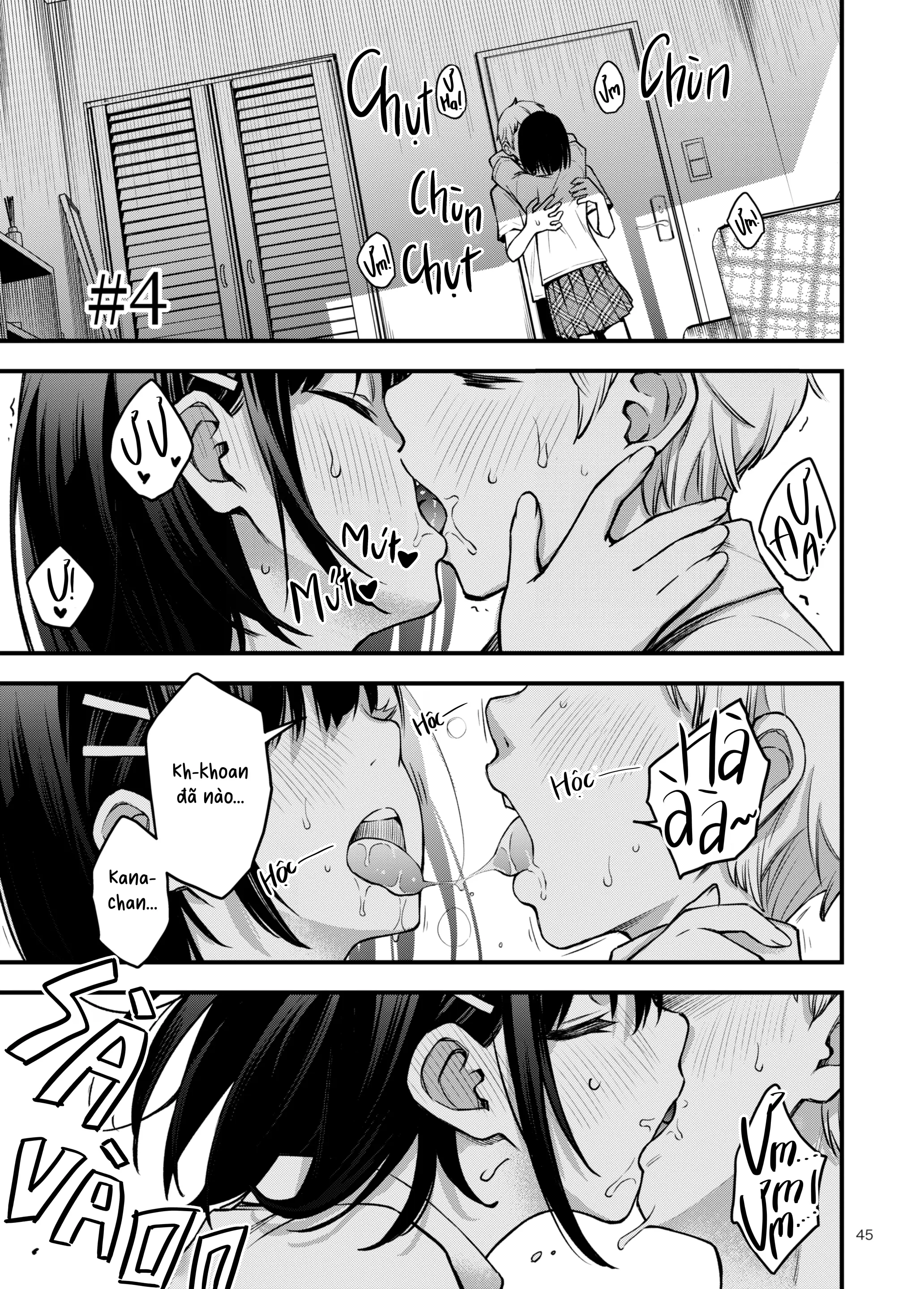 Shojo ga Doutei to no Hatsutaiken de Mezamechau Hanashi | Cặp Đôi Trong Trắng Giờ Đã Được "Khai Sáng" Sau Khi Trao Nhau Lần Đầu #2 - Full trang 45